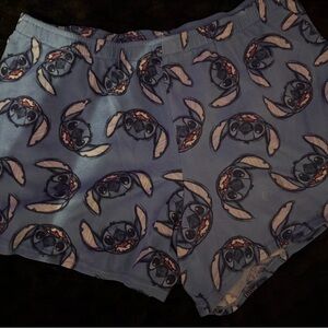 Blue and White Shorts